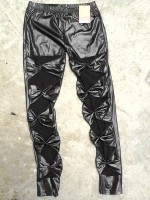 Leggins vinipiel, transparencias y detalles con moños